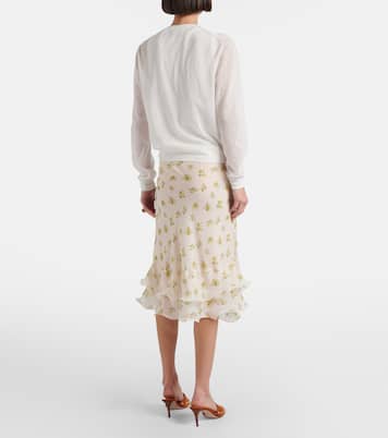 Jupe midi Airy Daydream à fleurs | Dorothee Schumacher