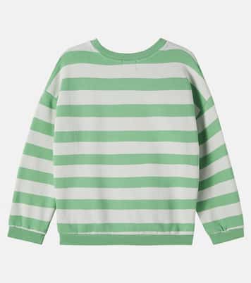 Dan striped cotton fleece sweatshirt | Cozmo