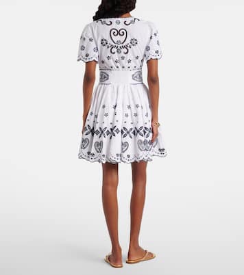 Besticktes Minikleid aus Baumwolle | Camilla