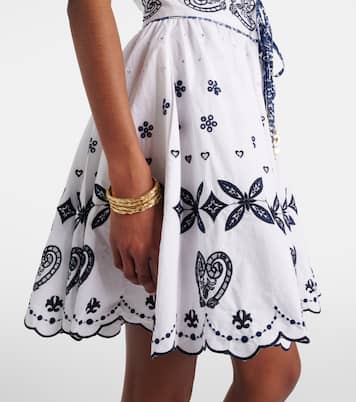 Besticktes Minikleid aus Baumwolle | Camilla