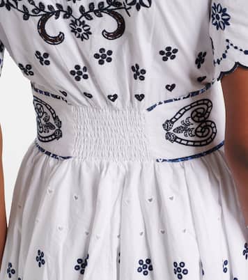 Besticktes Minikleid aus Baumwolle | Camilla