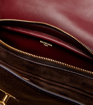 Le 7 suede shoulder bag | Balenciaga