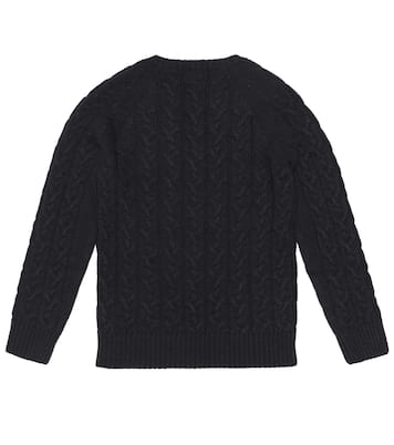 Downy Cables cashmere sweater | Loro Piana Kids