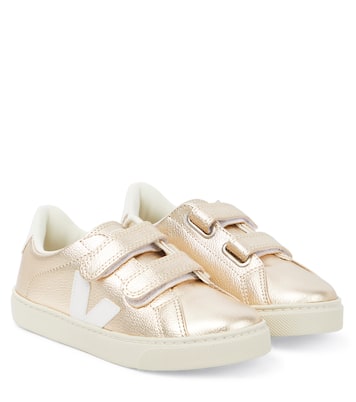 Baskets Esplar en cuir métallisé | Veja Kids