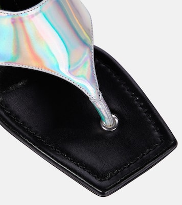 Devon leather thong sandals | The Attico