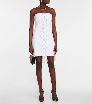 Robe bustier en coton mélangé | Dolce&Gabbana