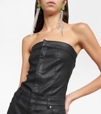 Coated denim jumpsuit | 7 For All Mankind