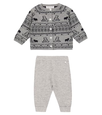 Baby set of cardigan and pants | Tartine et Chocolat