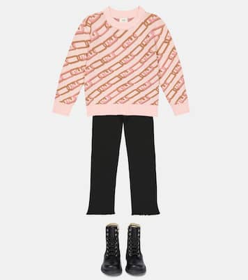 Pullover O'Lock in lana | Fendi Kids