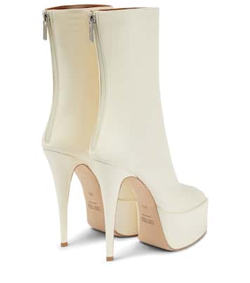 Ivana leather platform ankle boots | Paris Texas