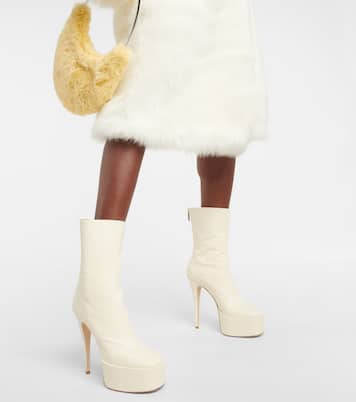 Ivana leather platform ankle boots | Paris Texas