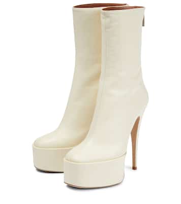 Ivana leather platform ankle boots | Paris Texas