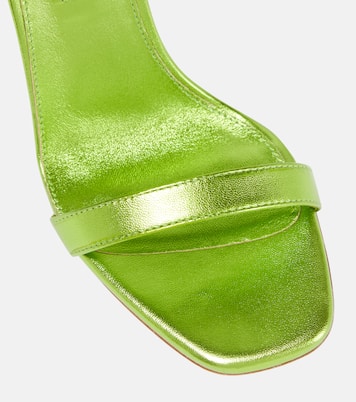Aura 105 embellished leather sandals | Aquazzura