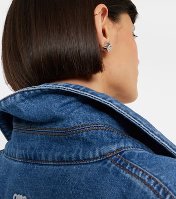 Anagram sterling silver stud earrings | Loewe