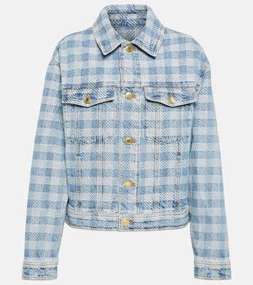 Checked denim jacket | Ami Paris