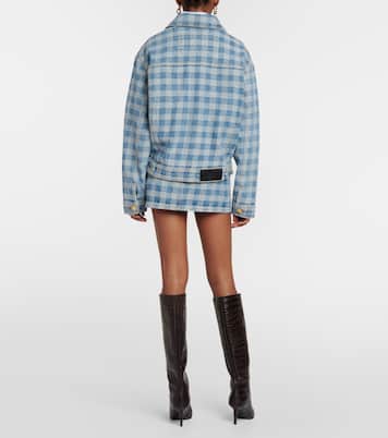 Checked denim jacket | Ami Paris
