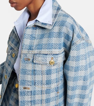 Checked denim jacket | Ami Paris