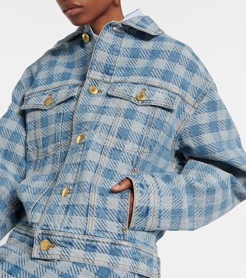 Checked denim jacket | Ami Paris