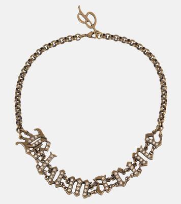 Choker con cristalli e logo | Blumarine