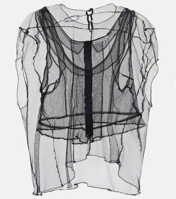 Top in mesh con volant | Acne Studios
