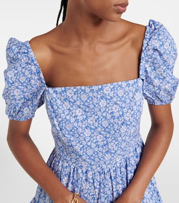 Abito midi in cotone con balze | Polo Ralph Lauren
