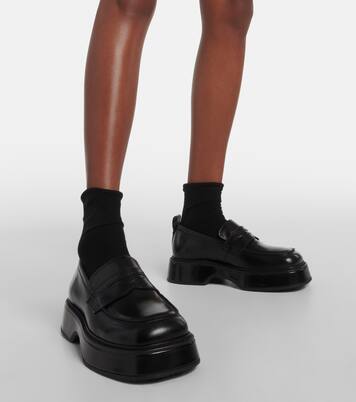 Mocassini in pelle con platform | Ami Paris