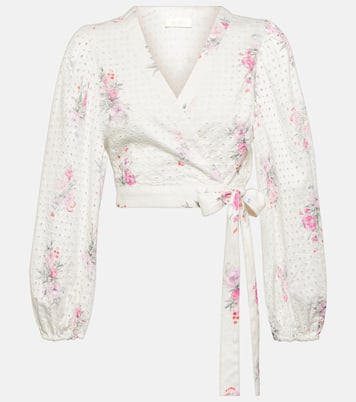 Cropped-Top Kinza aus Baumwolle | LoveShackFancy