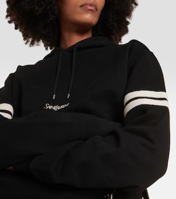 Sudadera con capucha de algodón | Saint Laurent