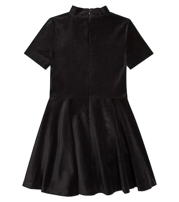 Kleid Teddy Bear aus Samt | Moschino Kids