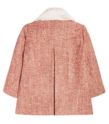 Temaggie faux fur-trimmed coat | Bonpoint