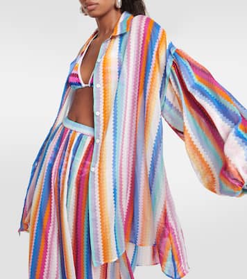 Zig Zag cotton-blend shirt | Missoni Mare