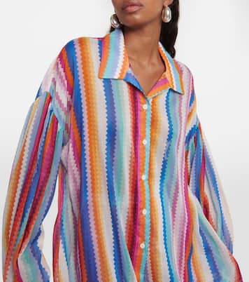 Zig Zag cotton-blend shirt | Missoni Mare