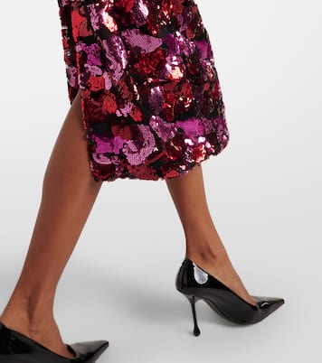 Vestido midi Azalea con lentejuelas | Rebecca Vallance