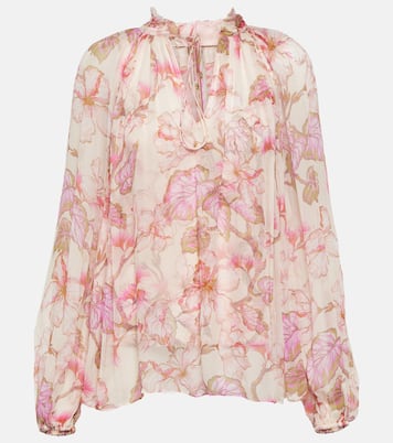 Blusa Matchmaker Billow con stampa | Zimmermann