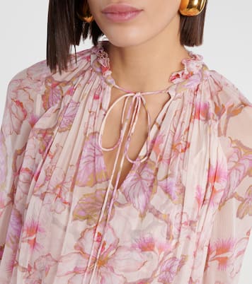 Blusa Matchmaker Billow con stampa | Zimmermann