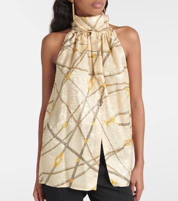 Bow-detail top | Versace