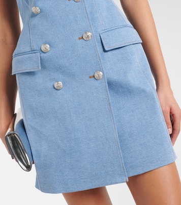 Vestido corto Jules de denim | Veronica Beard