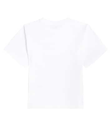 Printed cotton-blend jersey T-shirt | Moschino Kids