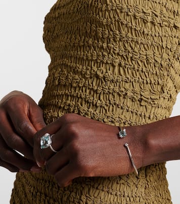 Bracciale Peekaboo in oro bianco 18kt con acquamarina e diamanti | Bucherer Fine Jewellery