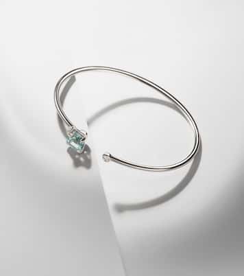 Bracciale Peekaboo in oro bianco 18kt con acquamarina e diamanti | Bucherer Fine Jewellery