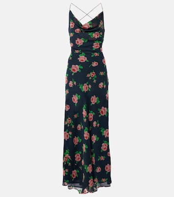 Tazzy floral open-back slip dress | Rotate