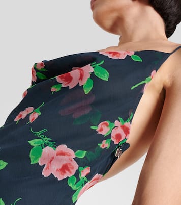 Tazzy floral open-back slip dress | Rotate