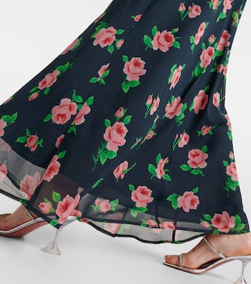 Tazzy floral open-back slip dress | Rotate