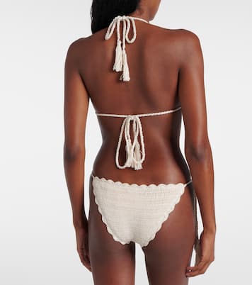 Bikini-Oberteil aus Häkelstrick | Anna Kosturova