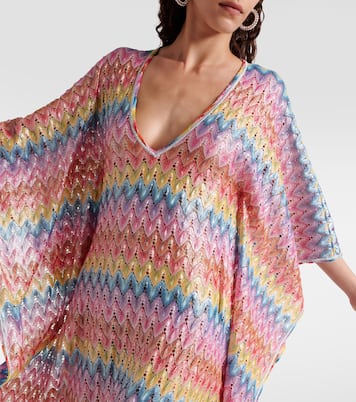 Kaftan aus Häkelstrick | Missoni