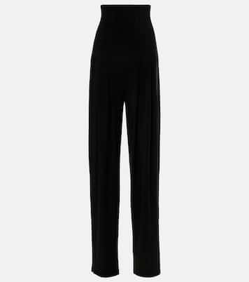 Pantaloni regular a vita alta | Norma Kamali