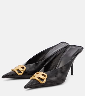 Pumps Square Knife BB 80 aus Metallic-Leder | Balenciaga