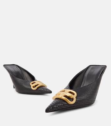 Pumps Square Knife BB 80 aus Metallic-Leder | Balenciaga