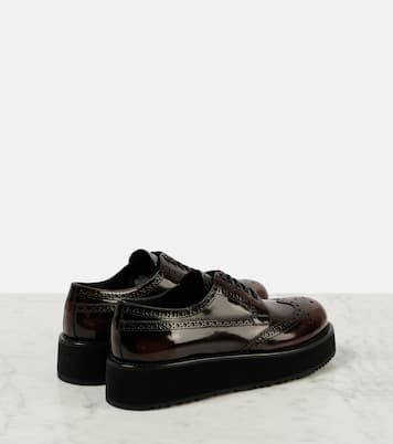 Derbies en cuir | Prada
