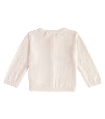 Bébé – Cardigan Claudie brodé en laine | Bonpoint